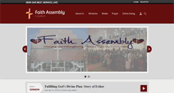 Desktop Screenshot of faithassemblychurch.org