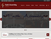 Tablet Screenshot of faithassemblychurch.org